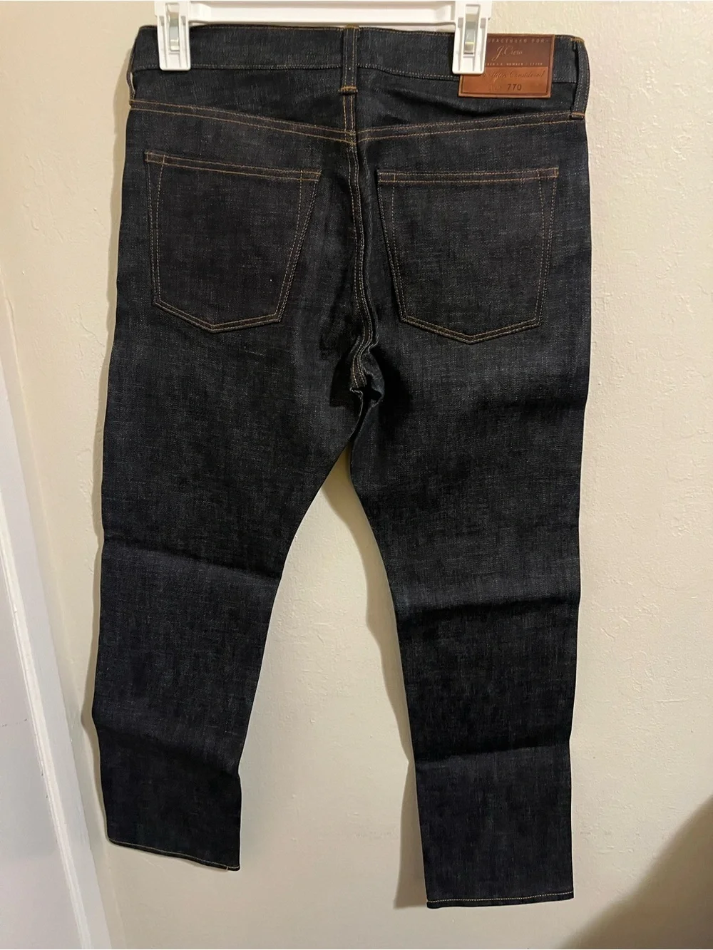 J. Crew Slim Straight Black Denim Jeans